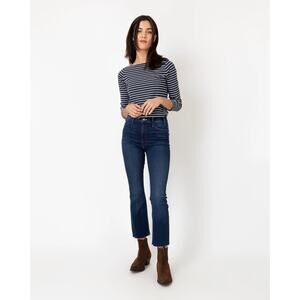 MOTHER The Hustler Ankle Fray Jeans "Home Movies" Bootcut High Rise Sz 26 👖✨💙